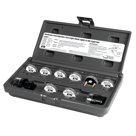 Performance Tool 10 pc. Noid & IAC Test Light Set, Fuel Injection Tester, GM TBI/PFI W89501