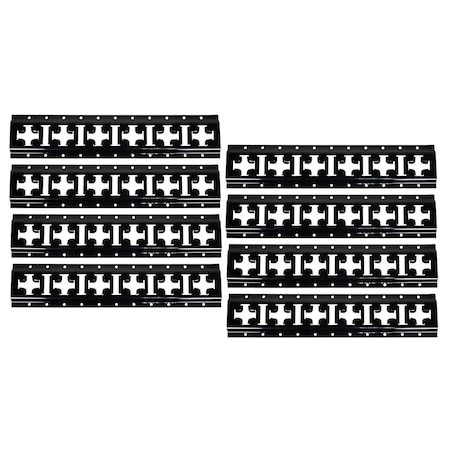Mytee Products Horizontal & Vertical Cross E-Track - 2 Feet - Black Powder Coated, 8PK ETKC2-BLKx8