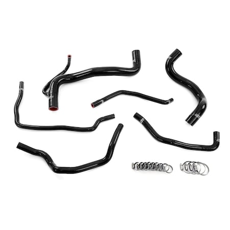 Hps Performance High Temp Reinforced Silicone Radiator, Heater, and expansion tank Coolant Hose Kit, Black,  57-2149-BLK