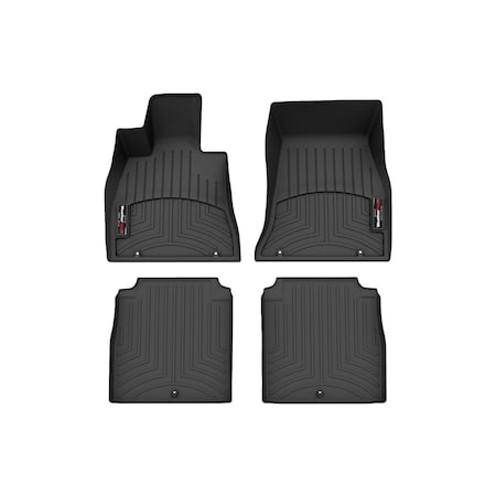 Weathertech Black, Front and Rear Floorliners 441659-1-3
