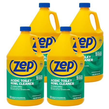 Zep ACIDIC TOILET BOWL CLEANER, GL, 4PK R43710