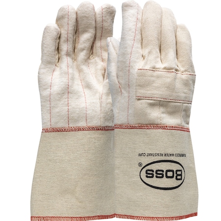 Boss Heavy Weight Cotton Hot Mill Glove with Two-Layers of Rayon Lining, 30 oz 16040