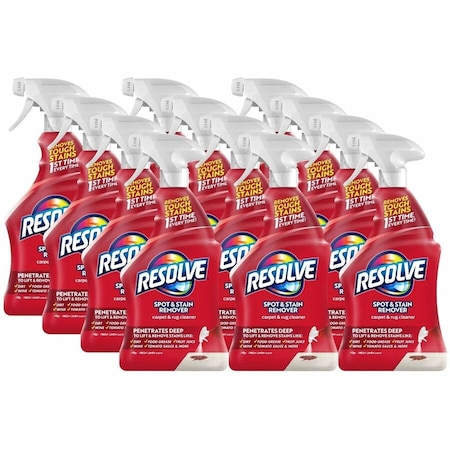 Reckitt Benckiser RESOLVE, Triple Oxi Advanced Trigger Carpet Cleaner, 22oz Bottle 00601CT