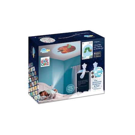 Moonlite Storytime Eric Carle Very Hungry Caterpillar Storybook Projector Multicolored 240036