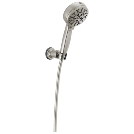 Delta Universal Showering Components 7-Setting Wall Mount Hand Shower With Cleaning Spray 55884-SS-PR