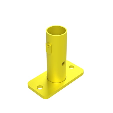 Safety Rail Permanent Mount Single, Yellow 400033
