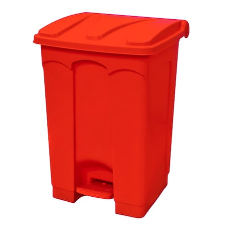 Quantum Storage Systems Step-On Contianer, 12 Gallon, Red CSO-12RD