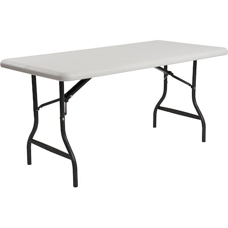 Iceberg IndestrucTable Industrial Folding Table, Platinum Granite Top, 30 in W x 96 in L x 29 in H 65233