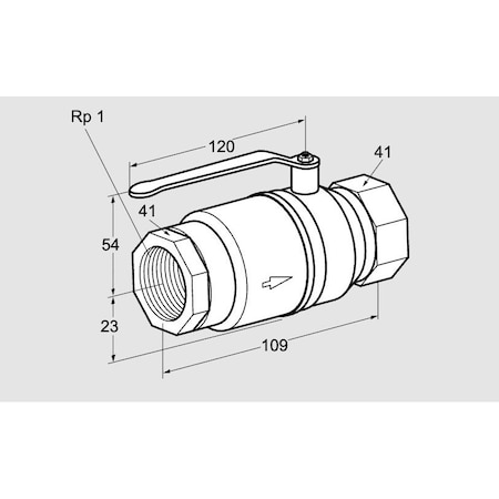 Honeywell Kromschroder VLV, BALL, AKT 25R10TAS KS03152365