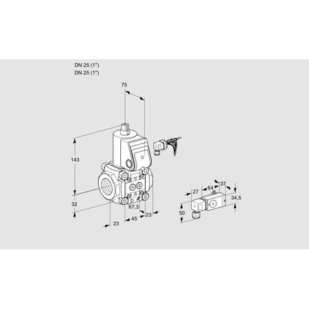 Honeywell Kromschroder VAS125R/NW KS88013454