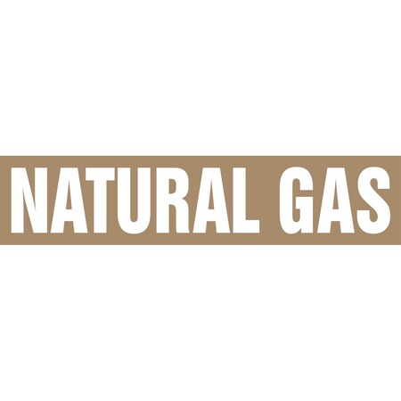 Accuform ASME ANSI PIPE MARKER NATURAL GAS RPK525STB