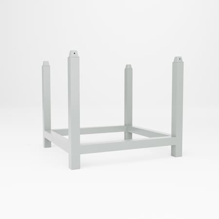 Pucel Stacking Rack Unit, 32 in W x 32 in H x 30 in D, Gray SRU-332
