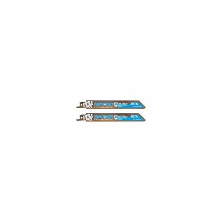 Sm Products Bi-Metal Reciprocating Saw Blade, Metal Cutting, 6 in, 18 TPI, 2 Pack 200320