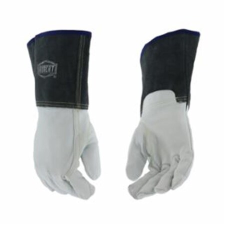 West Chester Protective Gear 813-6144-XL Ironcat Premium Grain Goatskin TIG Welding Gloves - Dark Blue, Extra Large 813-6144/XL