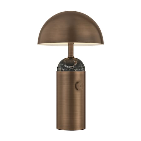 Hudson Valley Lighting Parkston 1 Light Rechargeable Table Lamp in Historic Bronze Finish L6351-HB