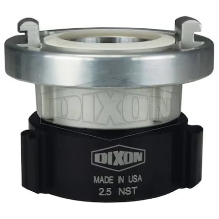 Dixon Rocker Lug Adapter with Buna-N Gasket, 4 in Nominal, Storz x Female NST NH Swivel End Style, Alumi SFSA4040F