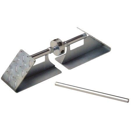 Adnik Placed On The Ground Between Tires, Standard Tire Lock, Silver, Extends From 15-1/4 Inch To 23-1 28000A