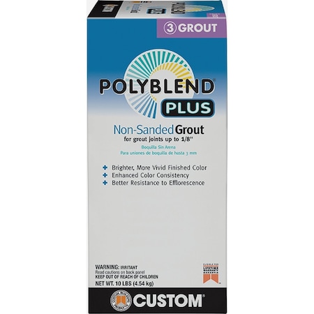 Custom Building Products PolyBlend PLUS 10 Lb. Brown Velvet Non-Sanded Tile Grout PBPG64710
