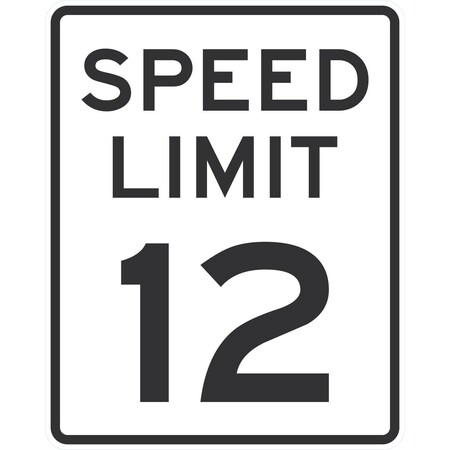 Lyle Speed Limit 12, 24x30, High Intensity Prismatic, White G-14198-HI_24x30
