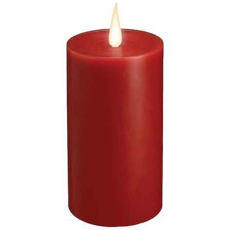 Xodus Innovations Candle, Red Candle, D Alkaline Battery, LED Bulb WC1686R