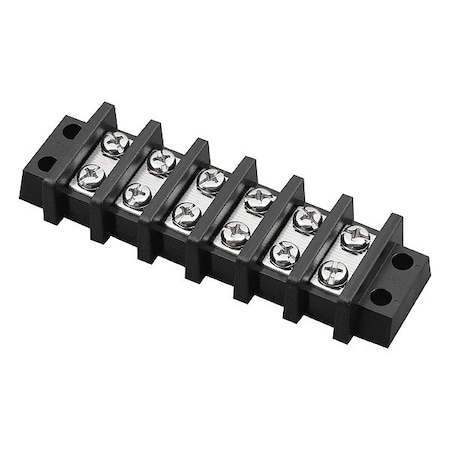 Ideal BarrierTerminalStrip, 30A, 10AWGMax, 600V 89-206