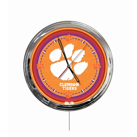 Holland Bar Stool Clemson 16 LED Wall Clock ClkL16
