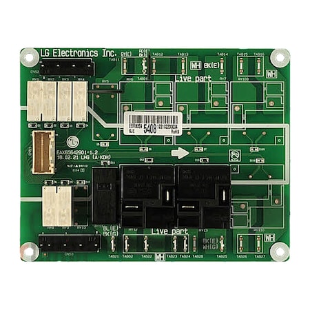 Lg Range Oven Relay Control Board EBR80595408