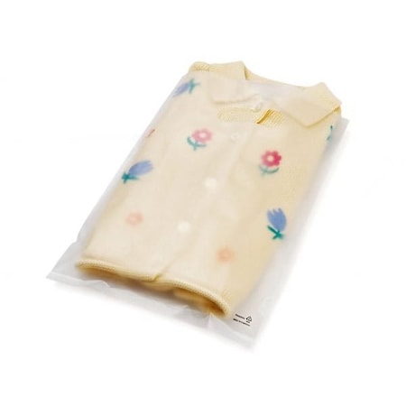 Nashville Wraps 9x12 Frosted Clear Merchandise Bags, Die Cut Handle 2.0 mil, 500PK FMB2