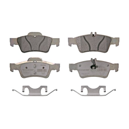 Wagner Brake OEX Rear Disc Brake Pad Set Premium Semi - Met,  OEX986