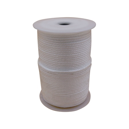Extreme Max Extreme Max 3006.2186 BoatTector Solid Braid Nylon Rope - 1/8" x 600', White 3006.2186