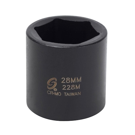 Sunex 1/2 in Dr 28Mm Impact Socket 228M