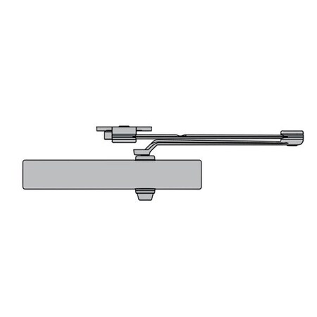 Lcn Surface Closers Dark Bronze Painted 1450-HCUSH DKBRZ