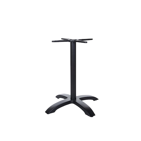 Bfm Seating Bali Table Base - Weighted Cast Aluminum - Powder Coated Black PHTB2626BL