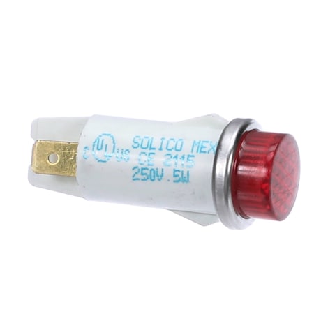 Crown Steam PILOT LIGHT, ROUND - RED, 250V 4753-4