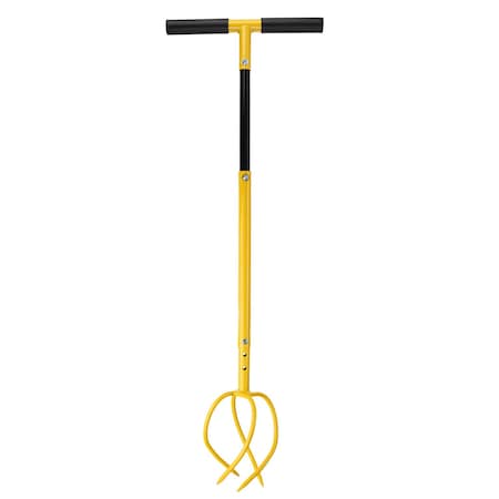 Pure Garden Tiller for Gardening Adjustable Height Manual Twist Tiller Claw Hand Tiller Garden Tool 50-LG1511