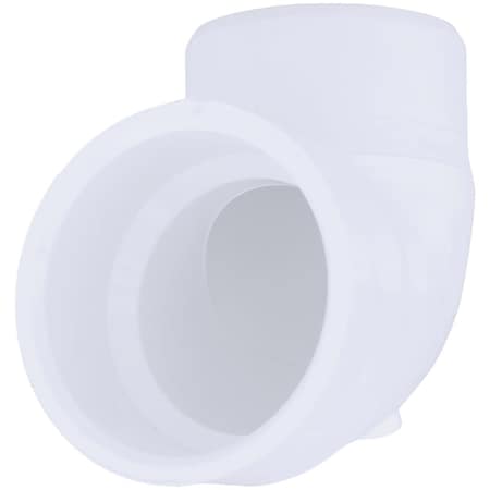 Charlotte Pipe And Foundry 1-1/2'' Schedule 40 90 Deg. DWV PVC Vent Street Elbow, 1/4 Bend PVC 00333 0600HA