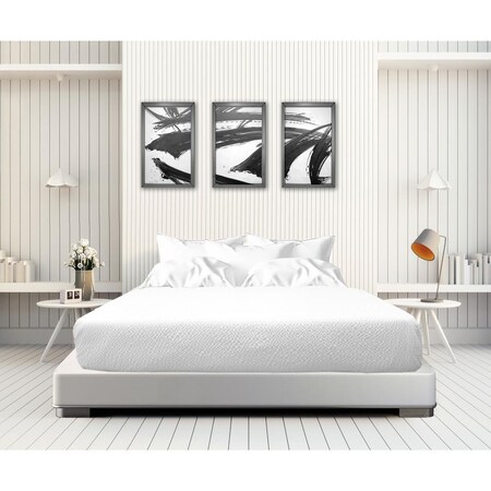 Latestluxury Rifz Jacquard Crinkle Weave 100% Polyester White Queen Top Sheet 2 PK LA3720414