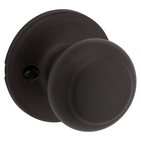 Kwikset Kwikset 488CV 11P Half-Inactive, Universal Dummy Door Knob, 2-3/16 in Dia Knob, Venetian Bronze 488CV 11P