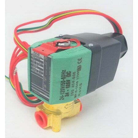 Asco 1/4in 0-250# AWO 24-120vac/dc .47 Cv 8262R202 24-120