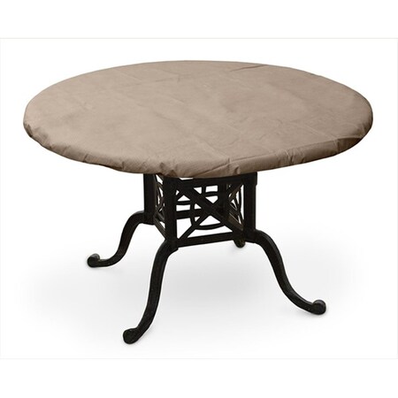 Koverroos III 44 in. Round Table Top Cover- Taupe - 48 Dia in. 31550