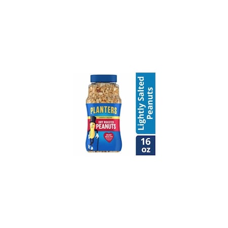 Midwest Distribution Dry Roasted Lightly Salted Peanuts, 16 oz. 123283