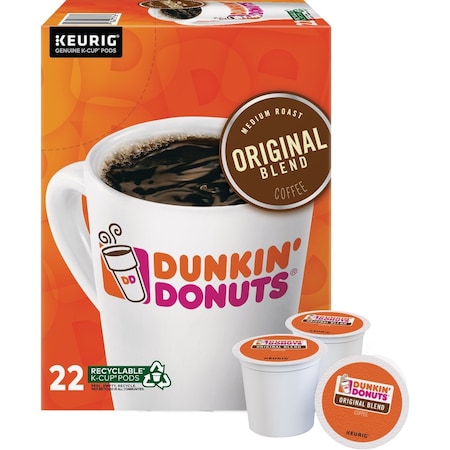 Keurig Dunkin Donuts Original Blend Coffee K-Cup, 22PK 5000380509