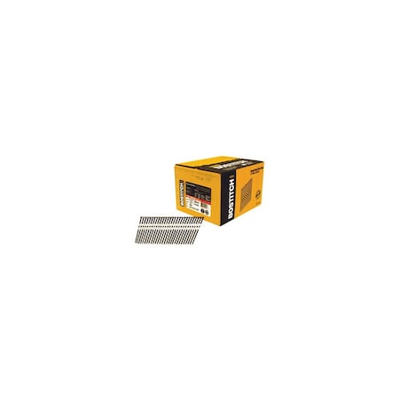 Bostitch Framing Nail 3-1/2" L, 11 Gauge, Steel, Full Round Head, Smooth Shank, 4000PK RH-S16D131EP