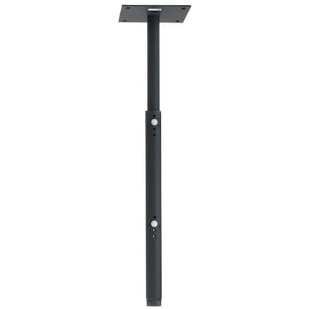 Chief 8" Ceiling Plate with 1.5" NPT 24-46" Extension Column - Black - 500lb CMA100