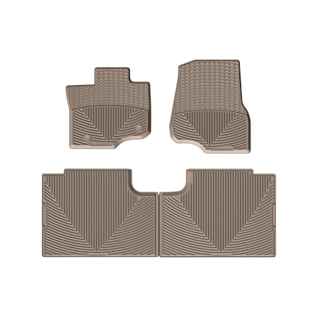 Weathertech Tan, Front and Rear All Weather Floor Mats WTFT345358