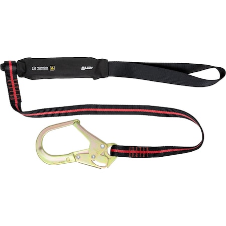 Miller Arc Flash Lanyard, Single Leg, Polyamide Webbing, with Webbing Loop and Rebar Hook FPLARCM-SUS