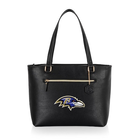 Picnic Time Family Of Brands NFL Baltimore Ravens - Uptown Cooler Tote Bag 743-01-179-034-2