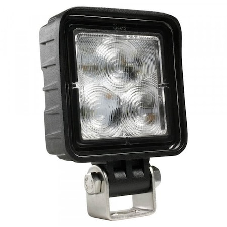 Grote Work Light - Square; Pedestal Mount; 775 Raw Lumens; 9- 32 Volts; LED; Polycarbonate Lens; Black Pow BZ601-5