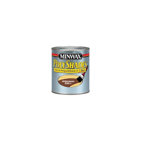 Minwax Co, The Gloss Antique Walnut Polyshades Wood Stain, Qt. 61440