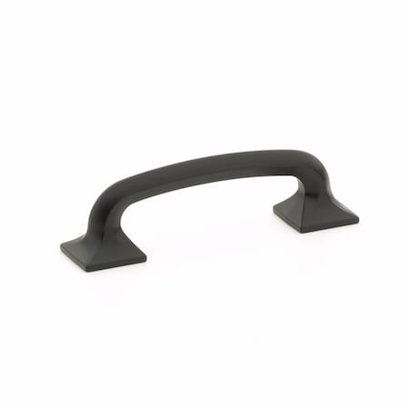 Schaub 3-1/2in Center to Center Northport Cabinet Pull Matte Black Finish 205-MB